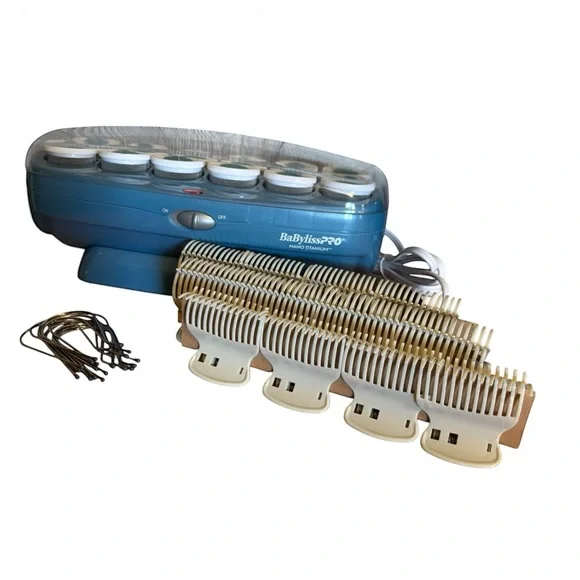 BaByliss PRO Nano Titanium Roller Hairsetter Jumbo Hot Rollers 12 - Picture 2 of 9
